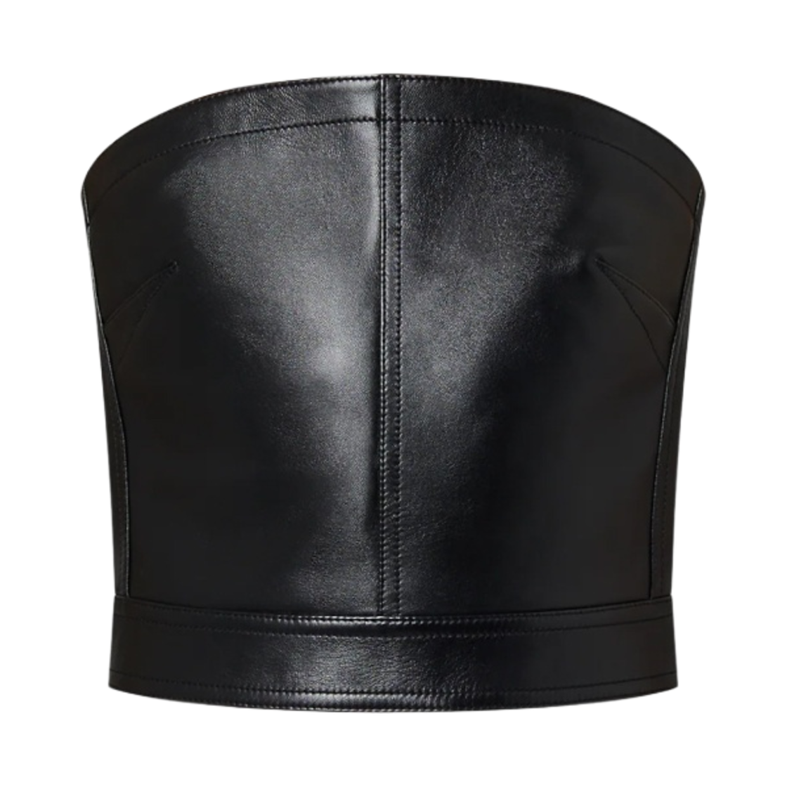 (W) 루이비통 x 야요이 쿠사마 버튼 레더 뷔스티에 블랙((W) Louis Vuitton x YK Button Leather Bustier Black) - 1