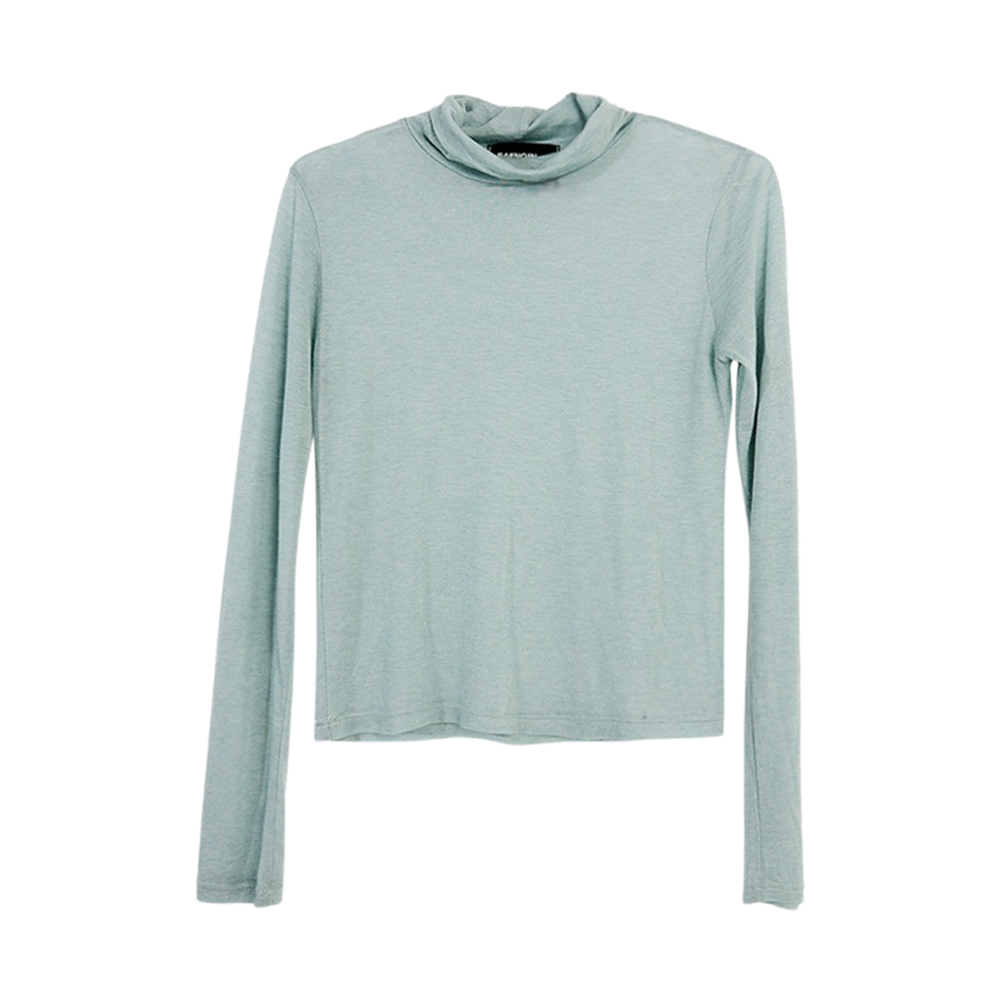 23FWTP012 Saenginstudios Wool Turtleneck Top Mint