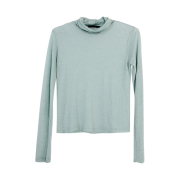 Saenginstudios Wool Turtleneck Top Mint