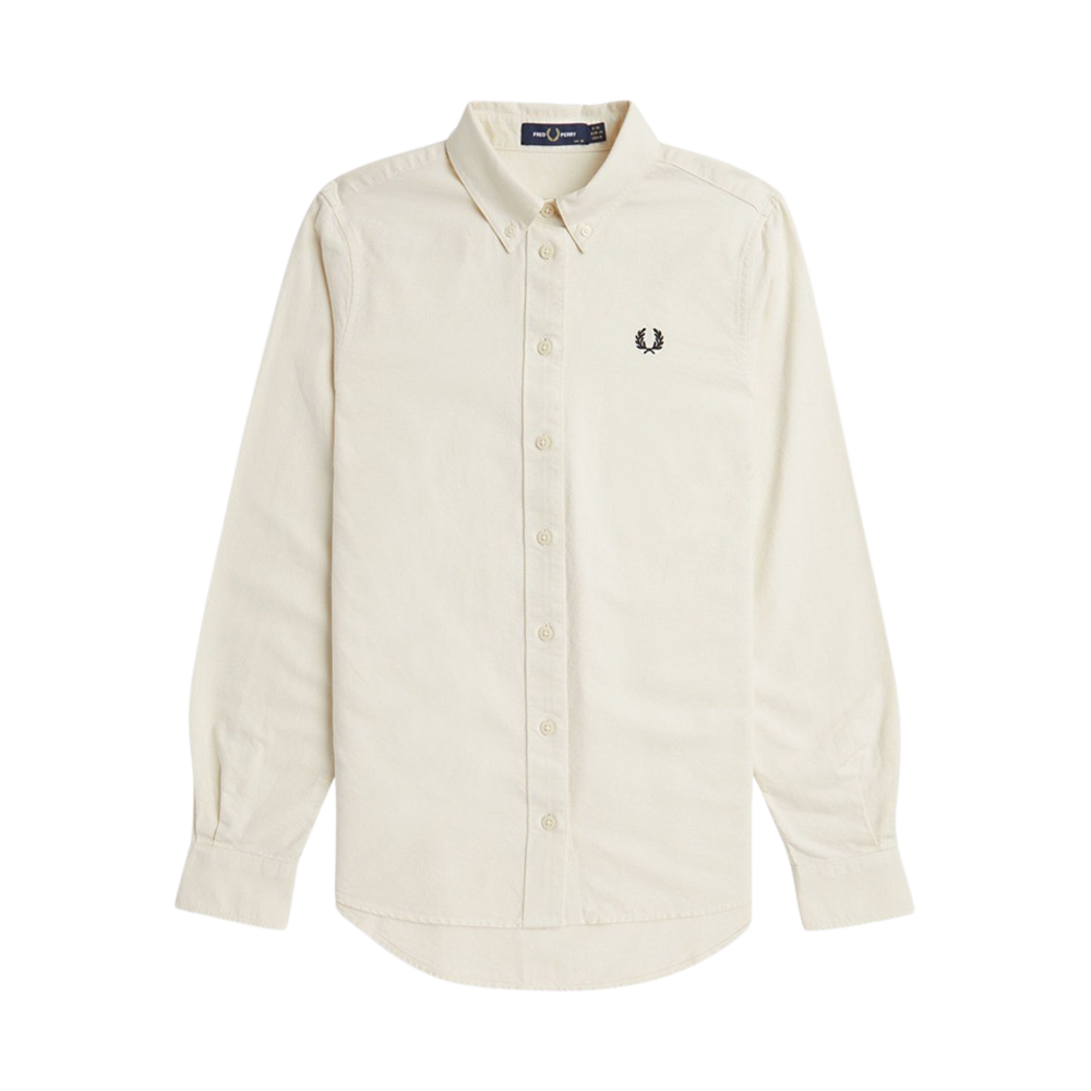 AFPF2436123-560 Fred Perry Womens Button-Down Shirt Ecru