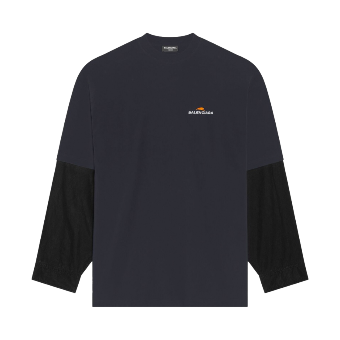 (W) 발렌시아가 이어 오브 더 타이거 레이어드 티셔츠 블랙((W) Balenciaga Year of the Tiger Layerd T-Shirt Black) - 2
