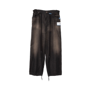 Maison Mihara Yasuhiro Tencel Denim Wide Pants Black