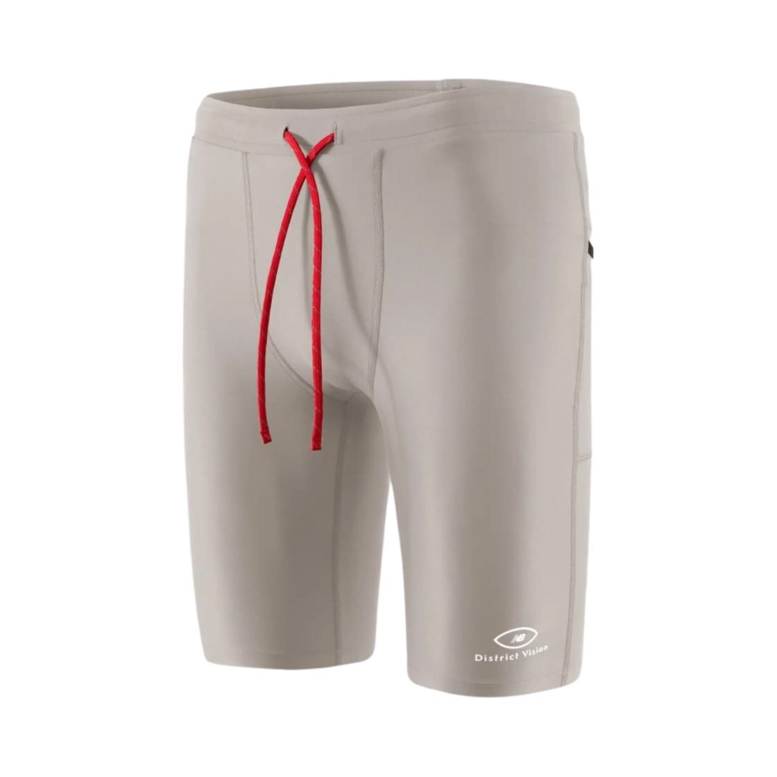 디스트릭트 비전 x 뉴발란스 9인치 리사이클 하프 타이츠 스톤