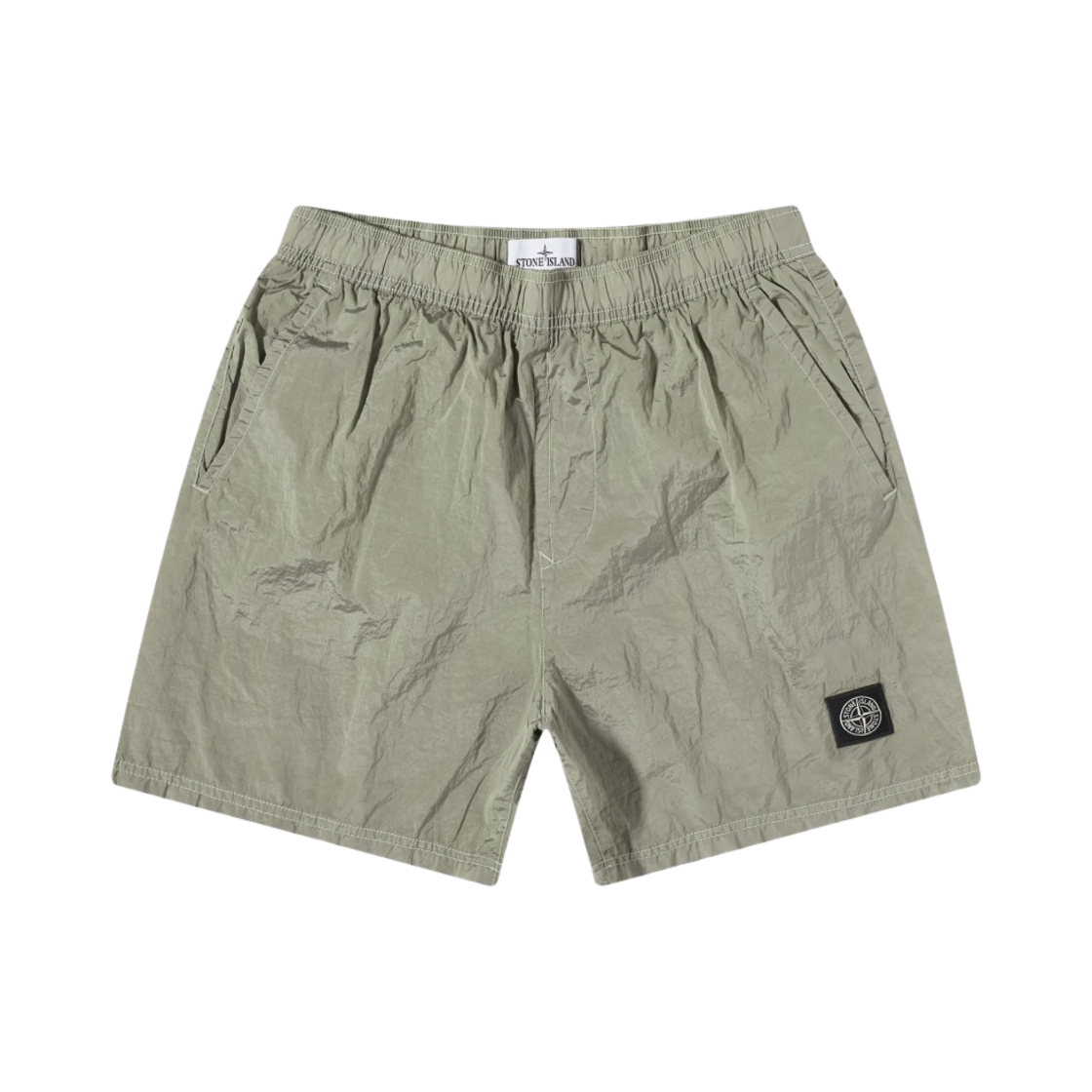 1015B0943-V0052 Stone Island B0943 Nylon Metal Swimming Trunk Light Green - 23SS
