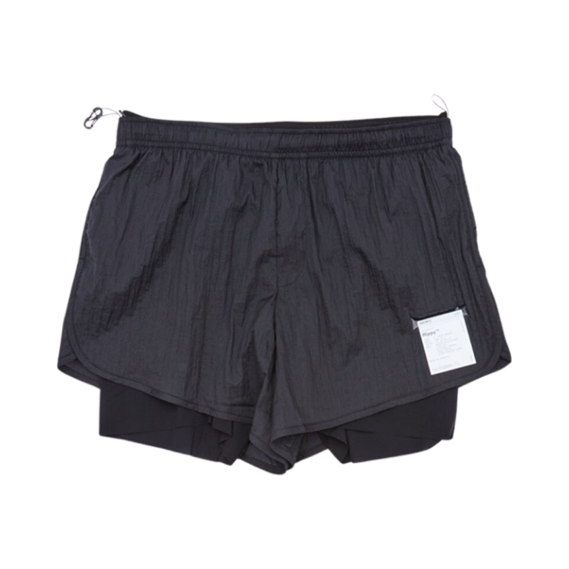 새티스파이 리피 3인치 트레일 쇼츠 블랙(Satisfy Rippy 3 Inch Trail Shorts Black)