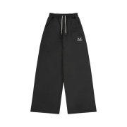 MUCENT Signature Side Track Line Sweat Pants Black