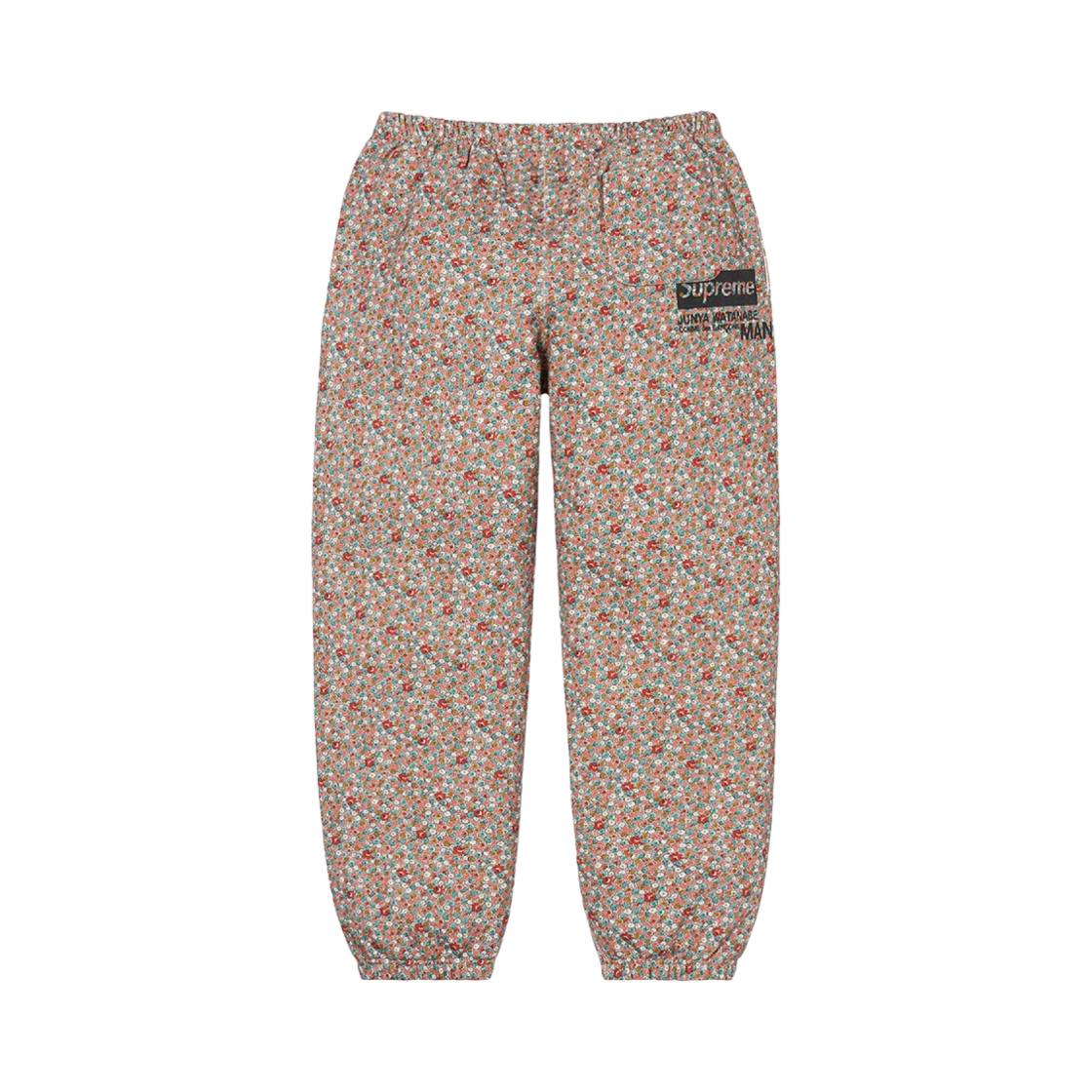 슈프림 x 꼼데가르송 준야 와타나베 맨 스웨트팬츠 핑크 플라워 - 21FW(Supreme x Comme des Garcons Junya Watanabe Man Sweatpants Pink Flowers - 21FW) - 2