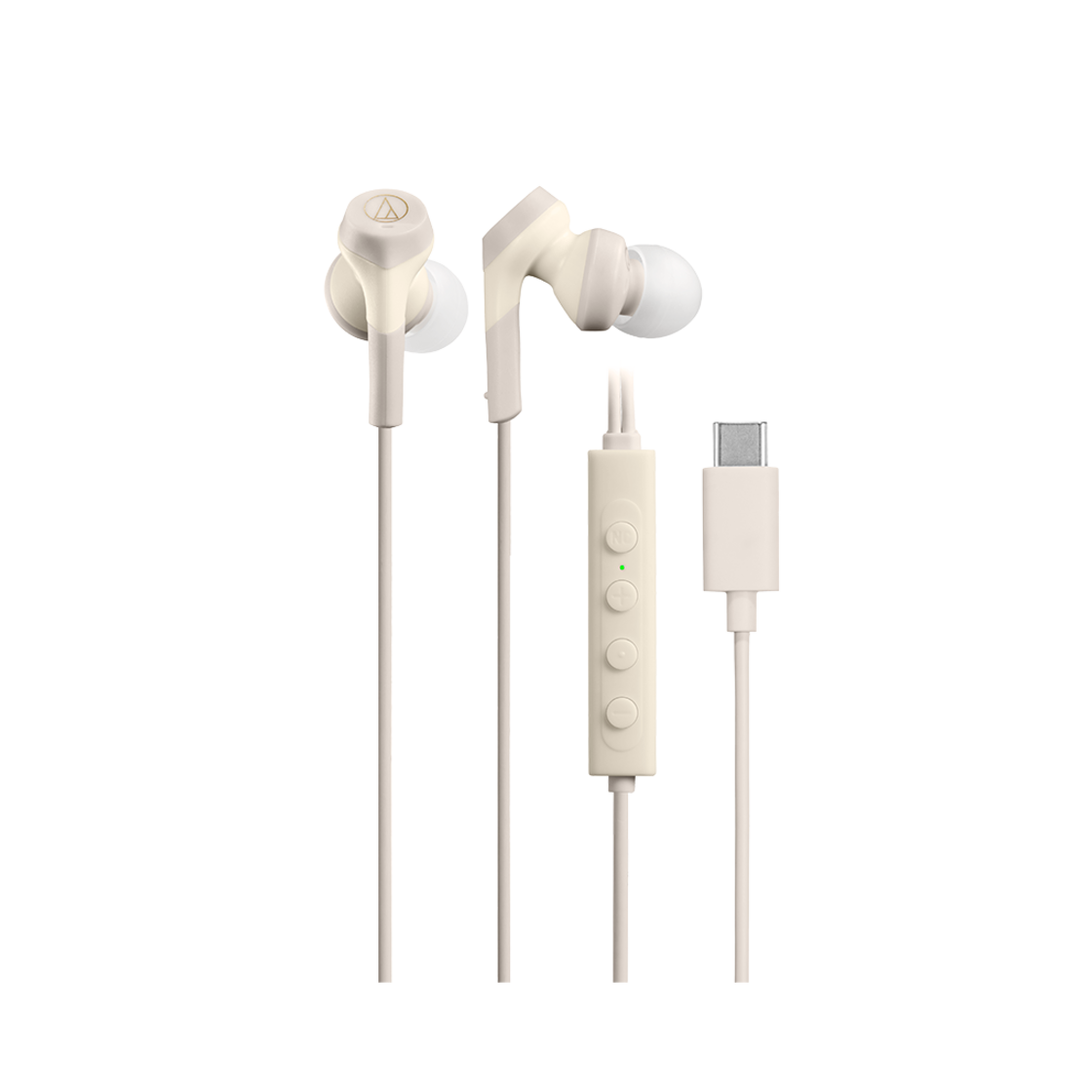 오디오테크니카 공식수입원 ATH-CKS330NC 노이즈캔슬링 C타입 인이어 이어폰 베이지(Audio-Technica ATH-CKS330NC USB Type C Noise Cancelling In-Ear Headphones Beige)