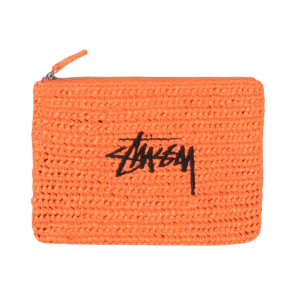 스투시 우븐 집 파우치 오렌지(Stussy Woven Zip Pouch Orange)