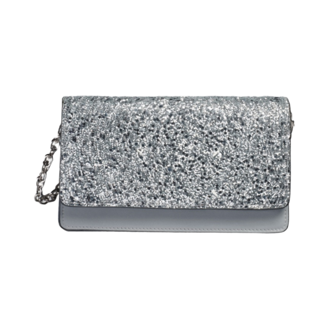 메종 마르지엘라 글리터 체인 지갑 실버 컬러(Maison Margiela Glitter Chain Wallet Silver Color) - 1