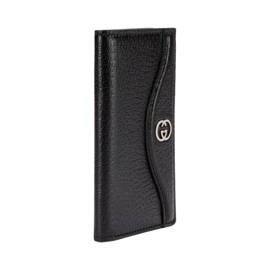 구찌 카드 케이스 인터로킹 G 블랙 레더(Gucci Card Case with Interlocking G Black Leather) - 2