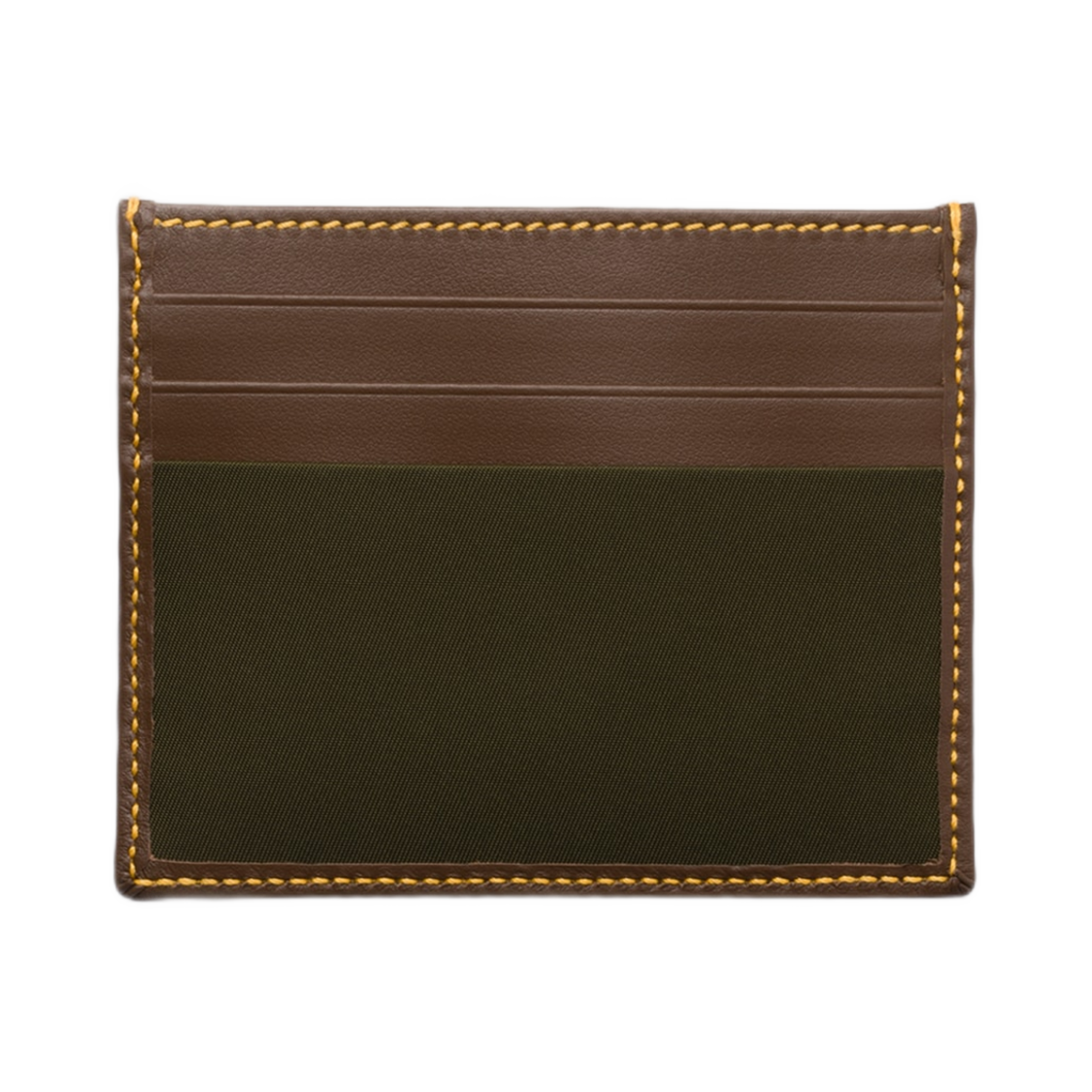 프라다 리나일론 앤 레더 카드 홀더 머스크 그린 코코아(Prada Re-Nylon and Leather Card Holder Musk Green Cocoa) - 2