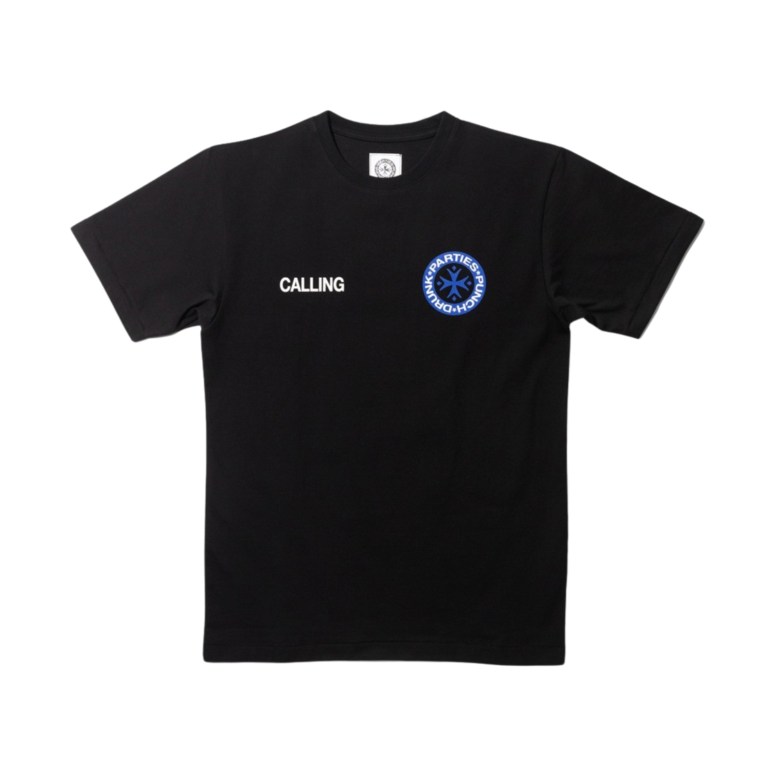 펀치 드렁크 파티즈 콜링 오리지널 레귤러 티 블랙