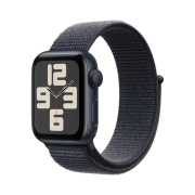Apple Watch SE 40mm GPS Midnight Aluminium Case with Sport Loop Ink (Korean Ver.)