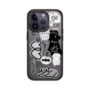 Casetify iPhone Inap Sticker 01 Impact Case Clear Black