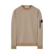 Stone Island 60653 Nylon Technical Fleece Crewneck Sweatshirt Dove Grey - 23SS