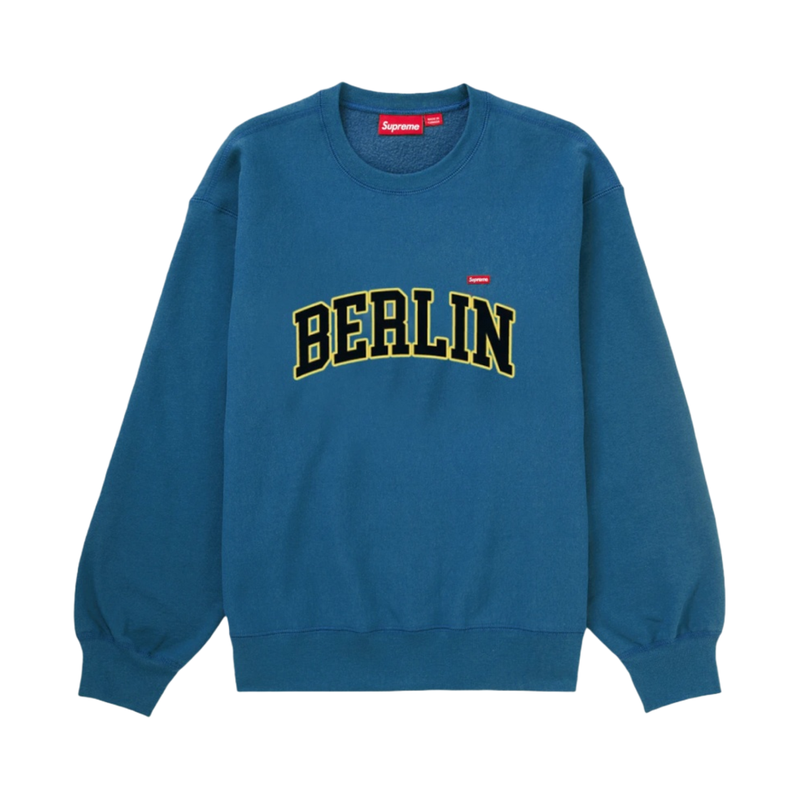 슈프림 베를린 샵 스몰 박스 크루넥 블루 - 24SS(Supreme Berlin Shop Small Box Crewneck Blue - 24SS) - 1