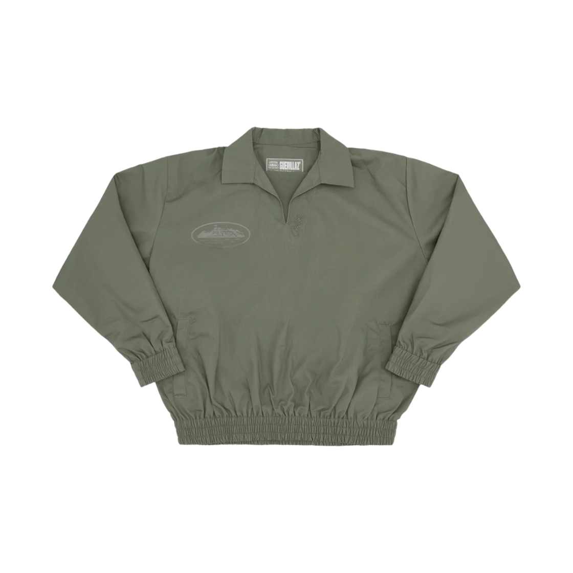 코르테이즈 게릴라즈 드릴탑 토날 카키(Corteiz Guerillaz Drilltop Tonal Khaki) - 1