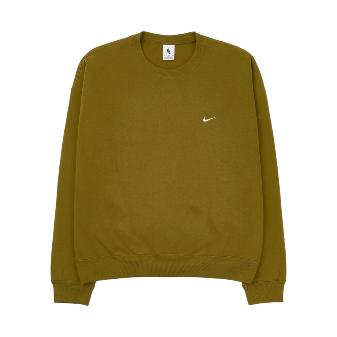 나이키 NRG 솔로 스우시 크루 플리스 데저트 모스 - US/EU(Nike NRG Solo Swoosh Crew Fleece Desert Moss - US/EU) - 1