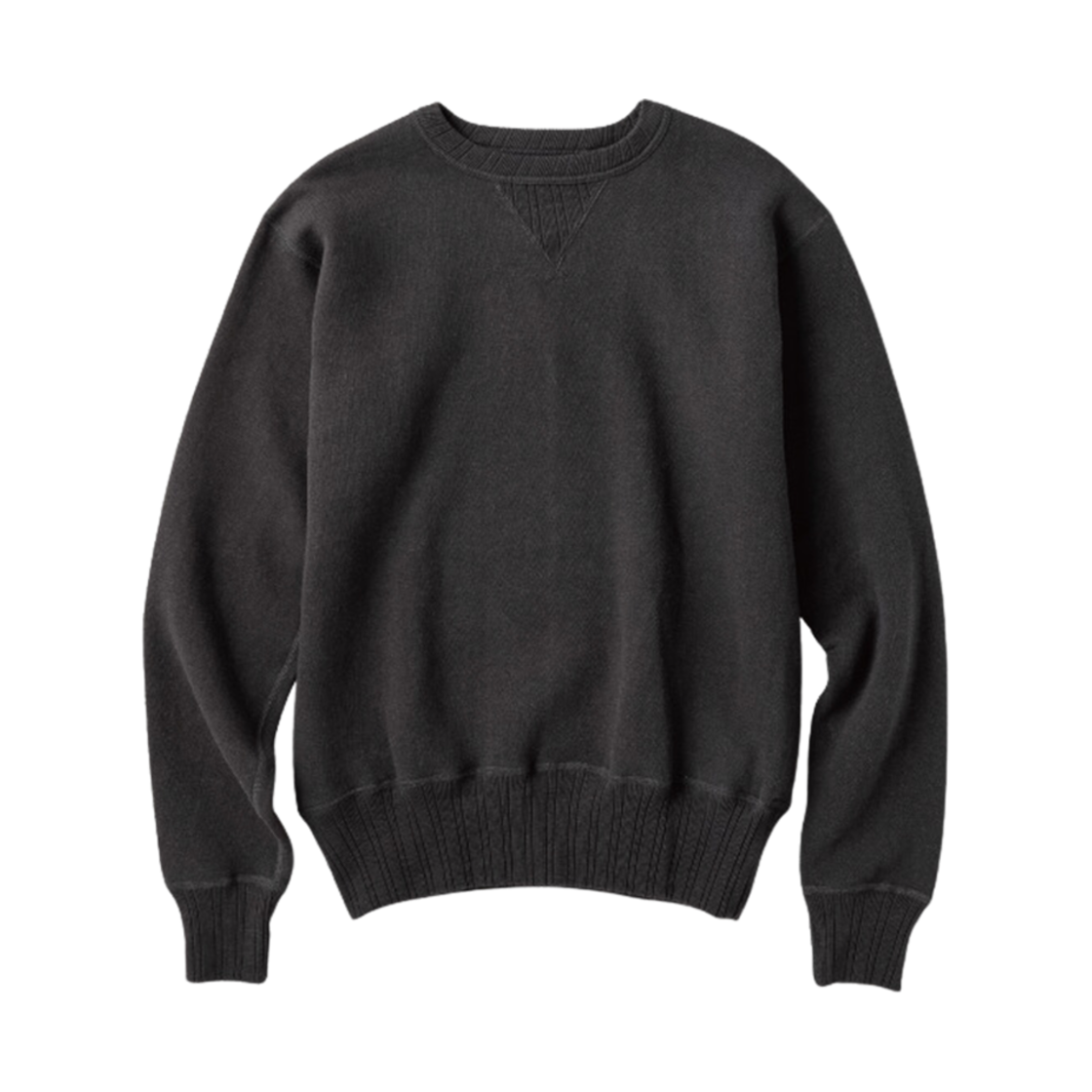 3741-22 Fullcount Double V Set In Sleeve Mother Cotton Ink Black