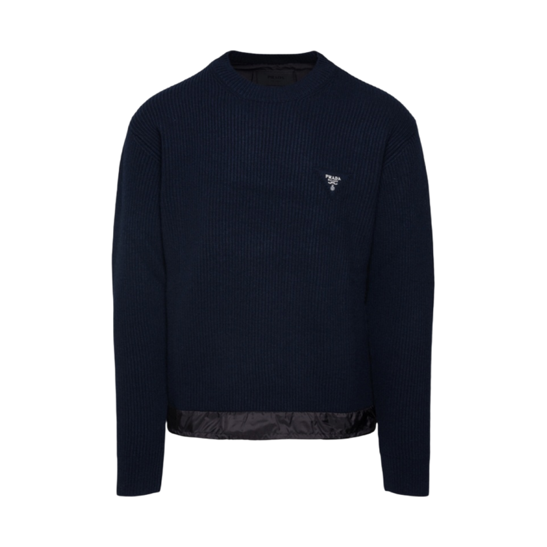 프라다 캐시미어 크루넥 스웨터 네이비(Prada Cashmere Crewneck Sweater Navy) - 1