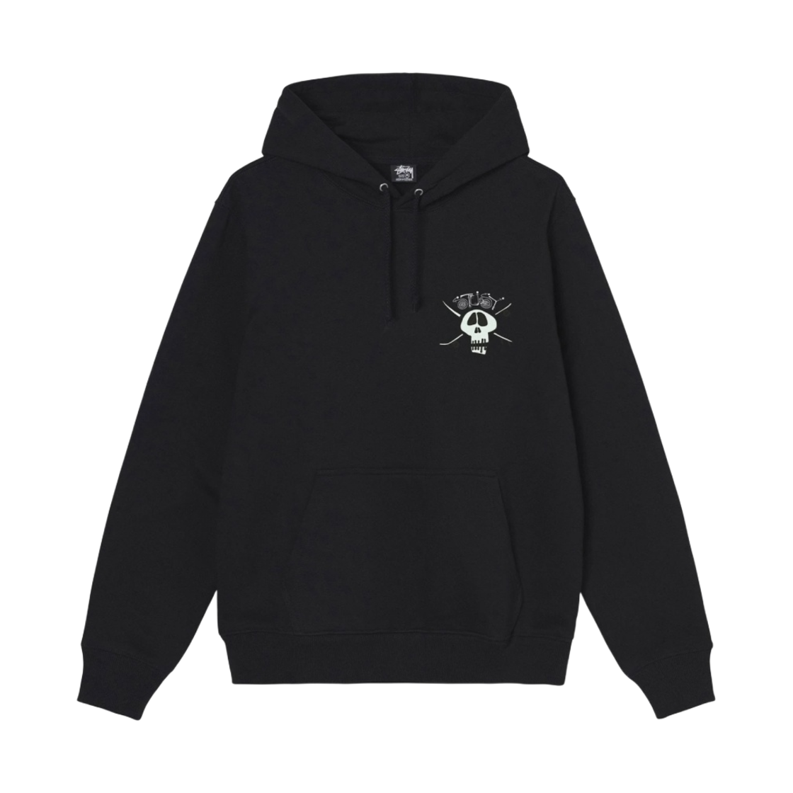 스투시 서프 스케이트 스컬 후드 블랙(Stussy Surf Skate Skull Hoodie Black) - 2