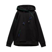Zara x Ader Error Contrast Hooded Sweatshirt Black