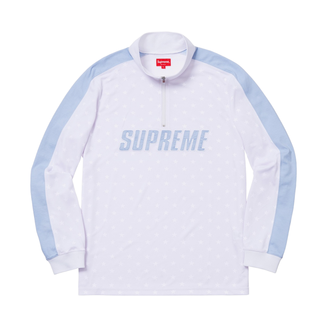 슈프림 트랙 하프 집 풀오버 화이트 - 18FW(Supreme Track Half Zip Pullover White - 18FW) - 1