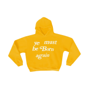 Cactus Plant Flea Market Born Again Hooded Sweatshirt Yellow