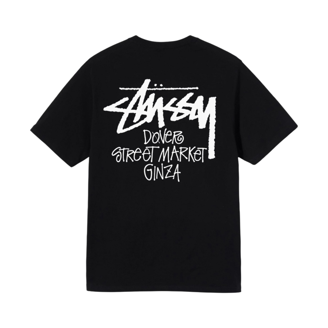 스투시 스탁 도버 스트리트 마켓 긴자 티셔츠 블랙