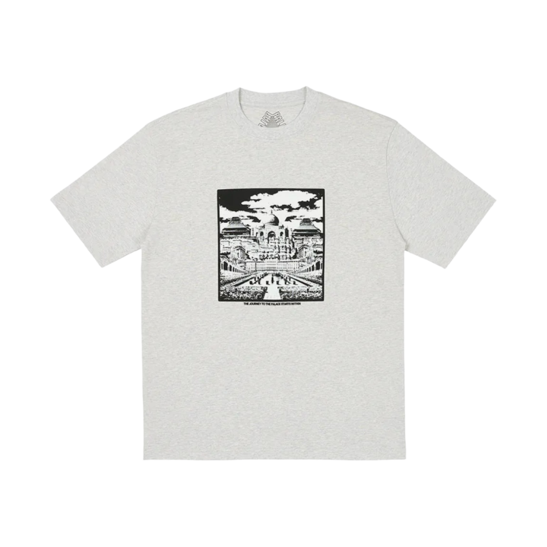 팔라스 멀티 팔라스 티셔츠 그레이 말 - 23FW(Palace Multi Palace T-Shirt Grey Marl - 23FW) - 1
