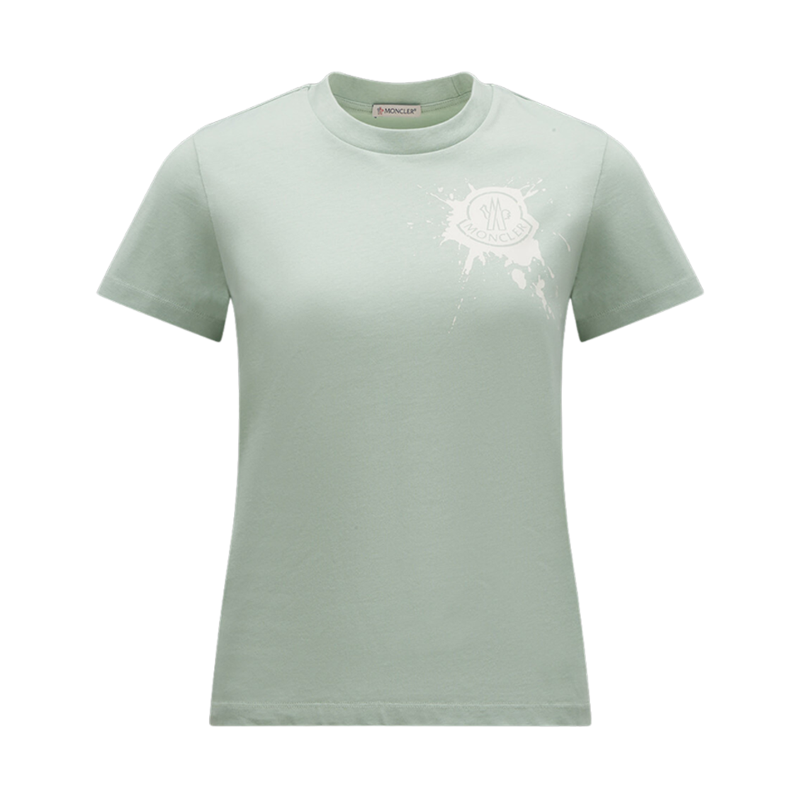 (W) 몽클레르 로고 티셔츠 라이트 그린 - 23SS((W) Moncler Logo T-Shirt Light Green - 23SS) - 1