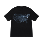 Stussy Night Lights T-Shirt Black