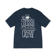Stussy Crown International Pigment Dyed T-Shirt Navy