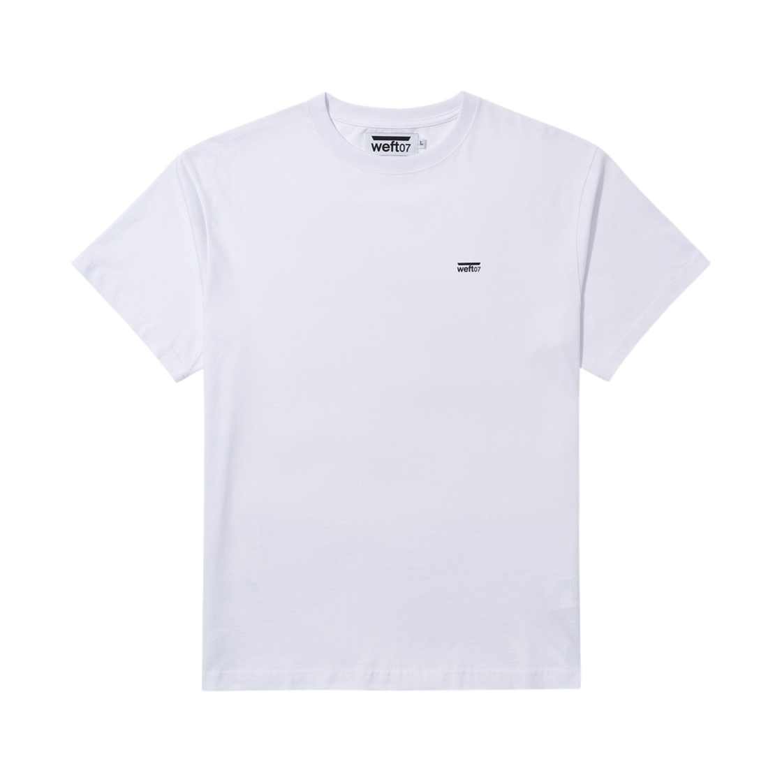 웨프트07 로고 티셔츠 화이트(Weft07 Logo T-Shirt White)