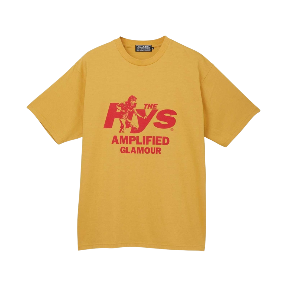히스테릭 글래머 히스테릭 앰플리파이드 티셔츠 옐로우(Hysteric Glamour Hysteric Amplified T-Shirt Yellow) - 1