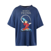Saint Mxxxxxx x Disney Fantasia S/S T-Shirt Navy - 25SS