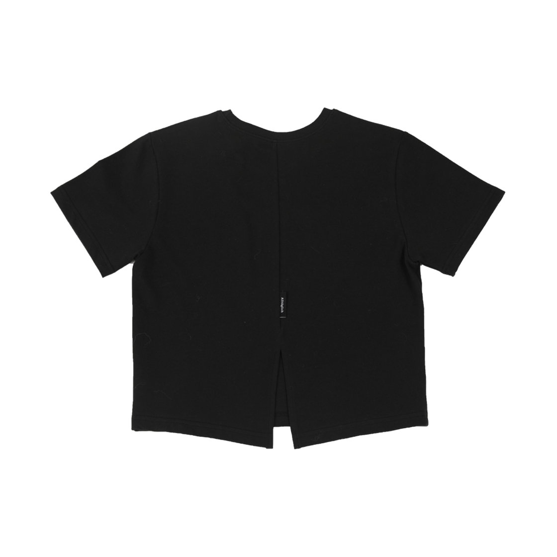 알테그리히 리사이클 슬릿 티셔츠 내추럴핏 블랙(ALLTAGLICH Recycle Slit T-Shirts Natural Fit Black)