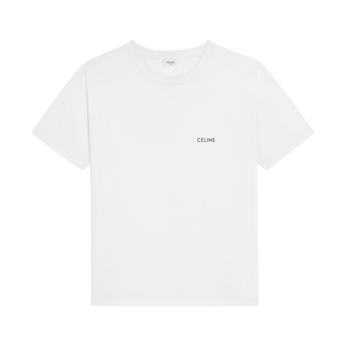 2X43C671Q-01EA Celine Loose T-Shirts in Cotton Jersey Ecru