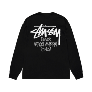 Stussy Stock DSM Ginza LS T-Shirt Black 2023