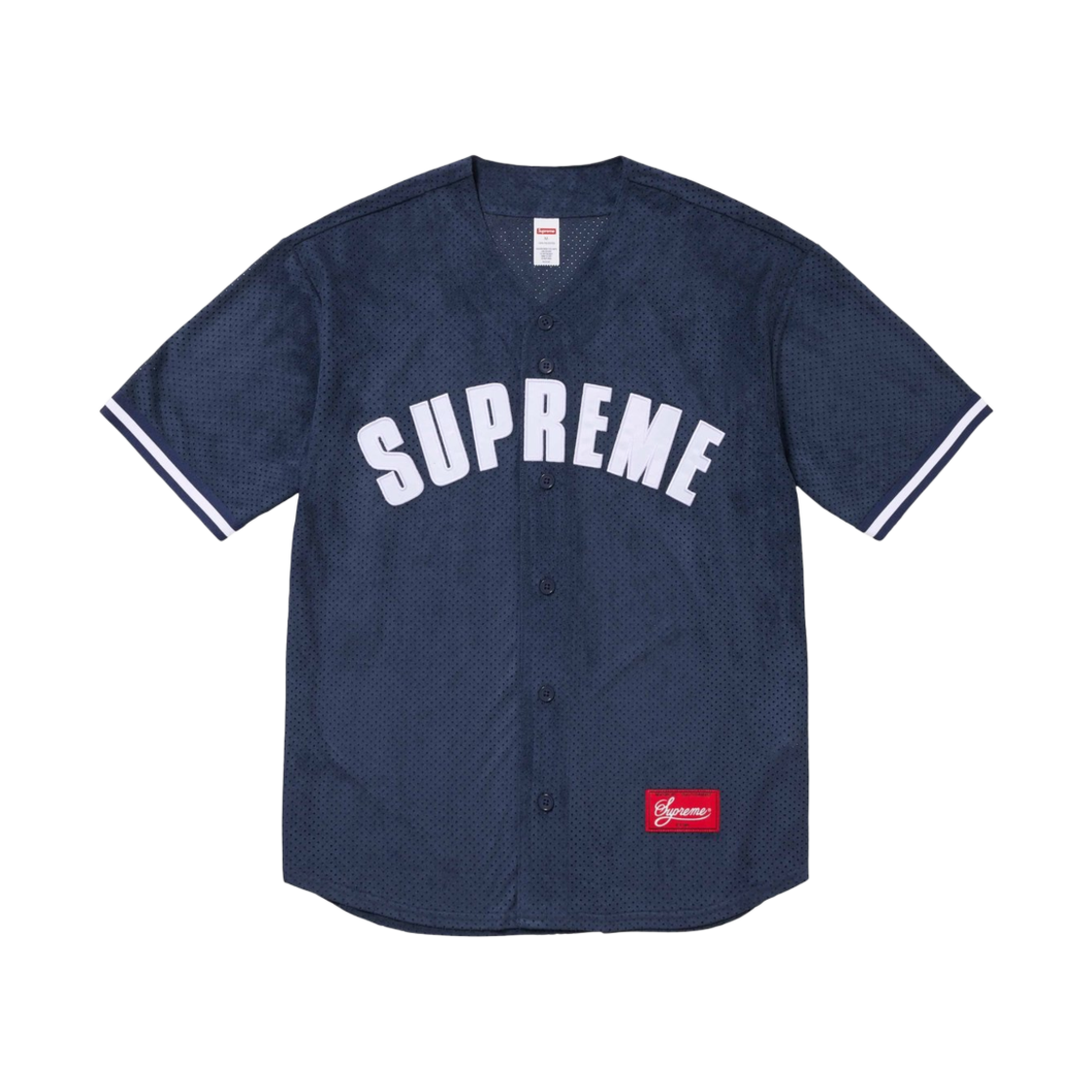 슈프림 울트라스웨이드 메쉬 베이스볼 저지 네이비 - 24SS