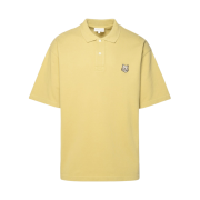 Maison Kitsune Bold Fox Head Patch Oversize Polo Canvas