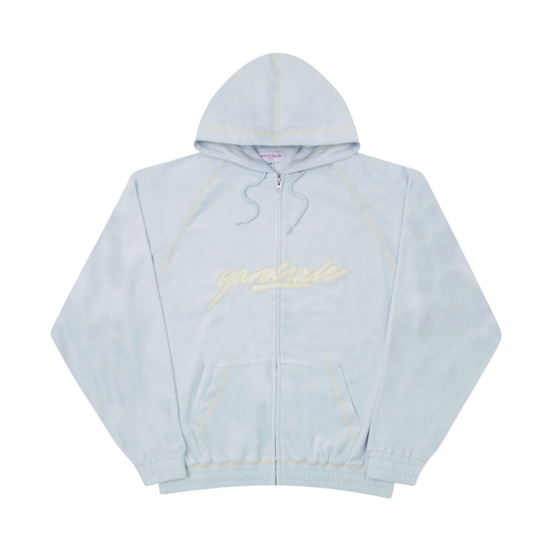 P000BGCF Yardsale Velour Stitch Hood Blue