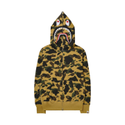 (W) BAPE 1st Camo Shark Full Zip Hoodie Yellow