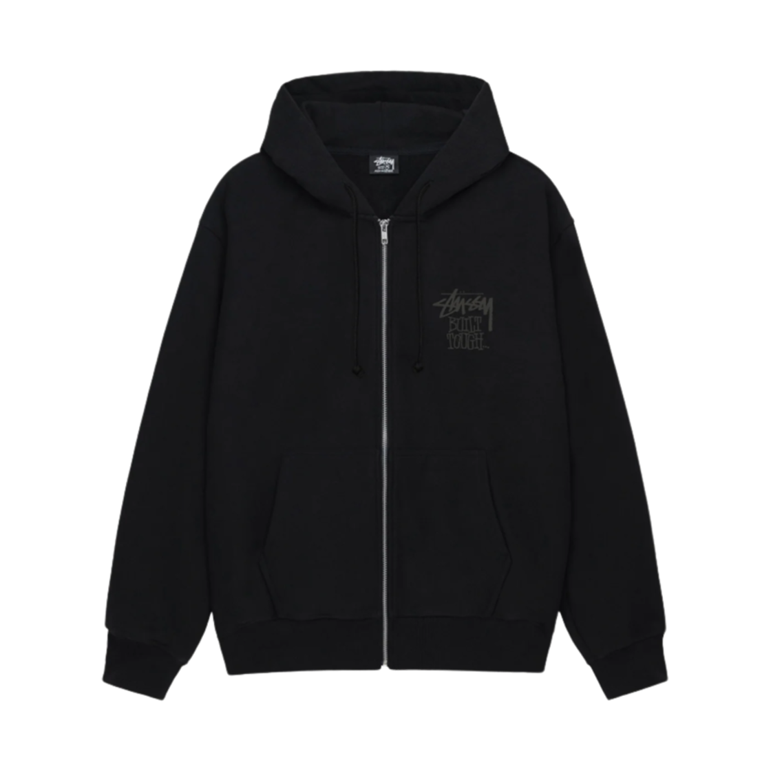 1975138 Stussy Welder Zip Hoodie Black