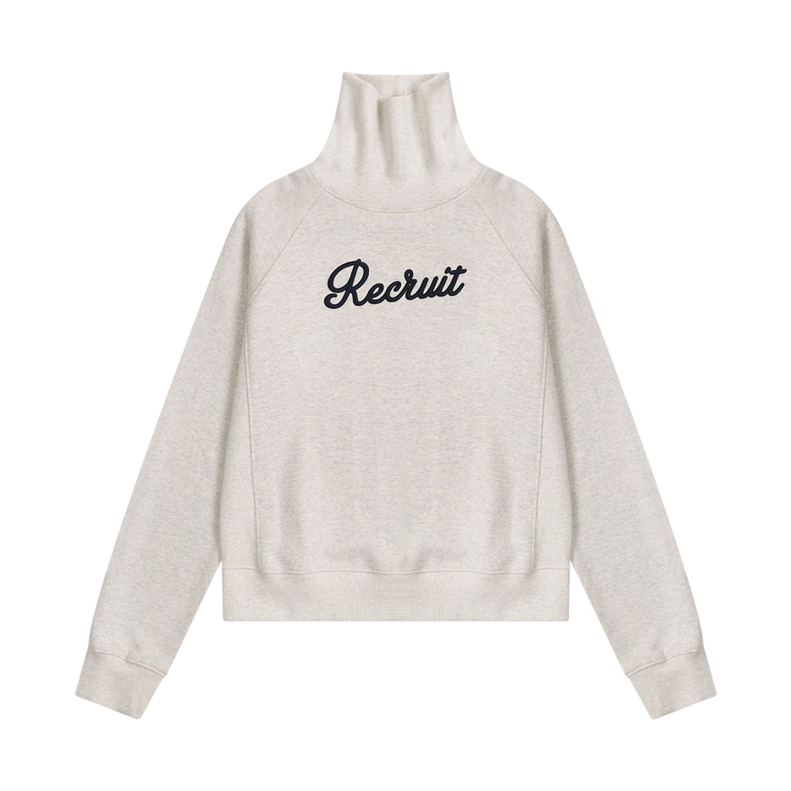 사파리스팟 리크루트 라글란 터틀 크루넥 - 아이보리(Safarispot Rec Ruit Raglan Turtle Crewneck - Ivory)