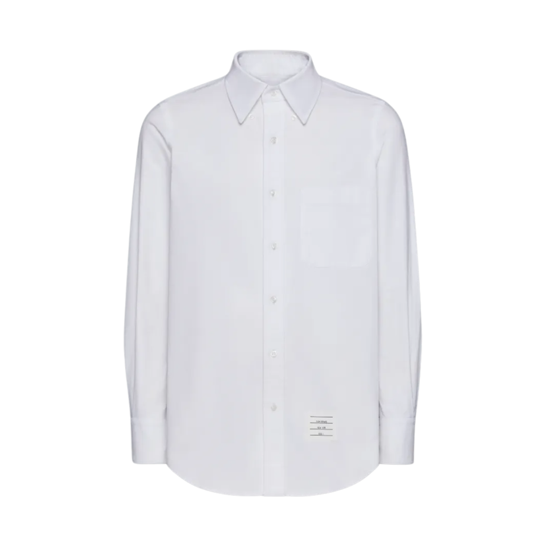 MWL413A-F0313-100 Thom Browne Oxford Straight Fit Shirt White