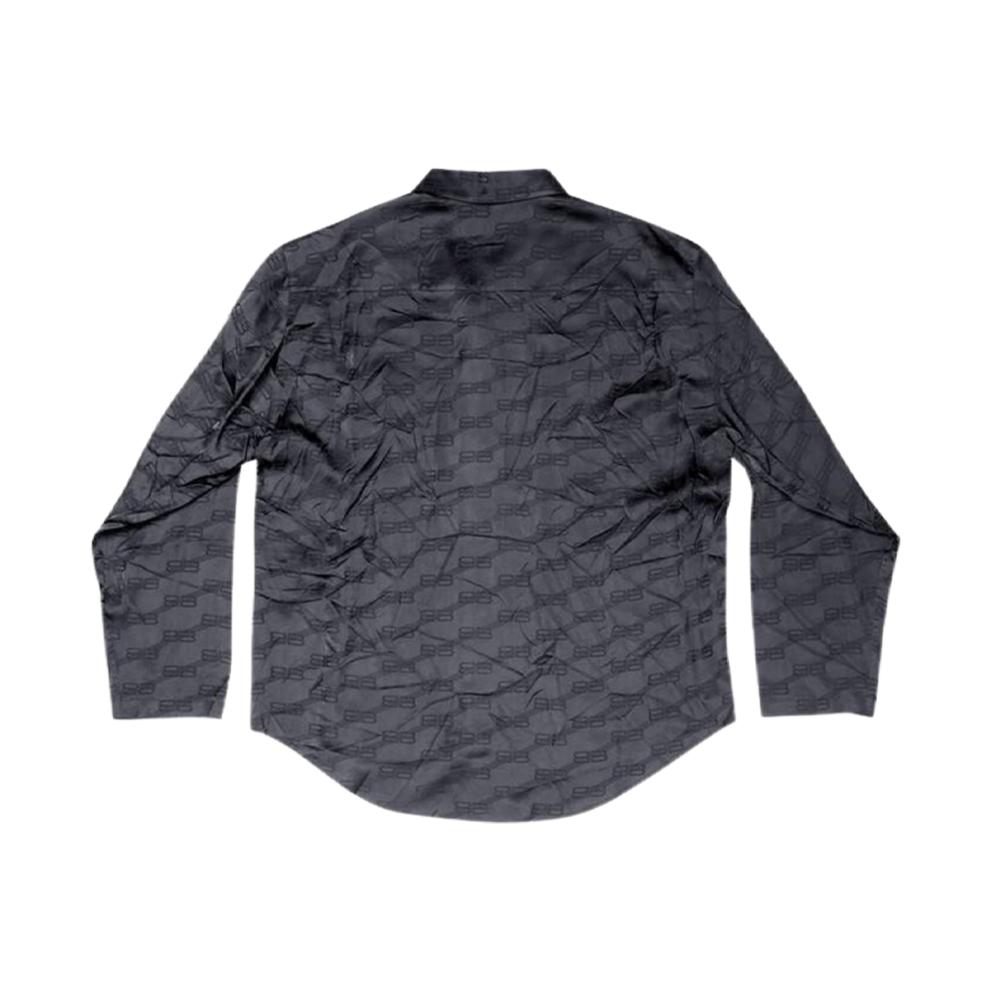발렌시아가 BB 모노그램 미니멀 셔츠 블랙(Balenciaga BB Monogram Minimal Shirt Black) - 2
