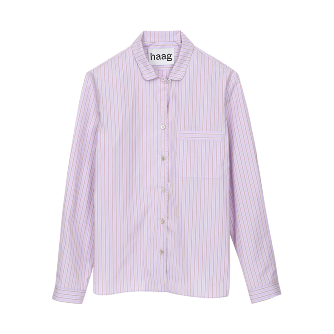 (W) 헤이그 어 PP 셔츠 라일락((W) Haag A PP Shirt Lilac)