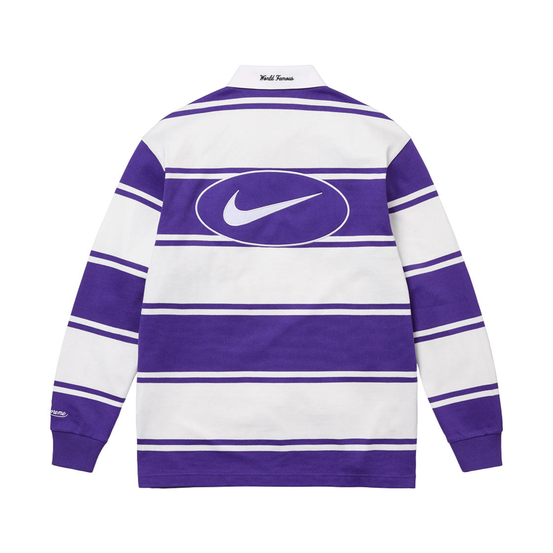 サイズＭ Supreme/Nike Stripe Rugby SupremeNikeStripeRugbyBlackPro